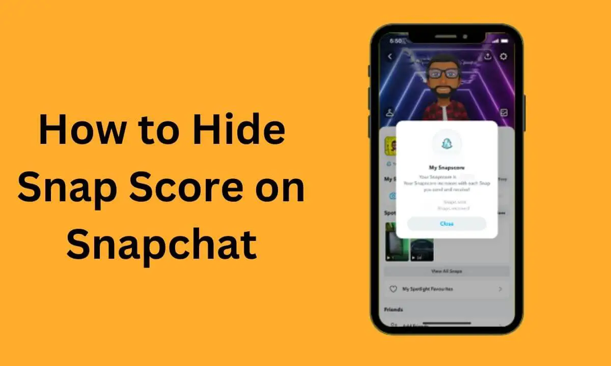 Hide Snap Score