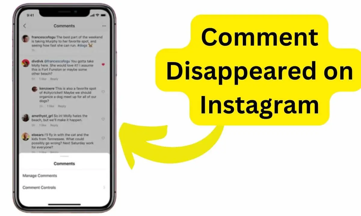 Comment Disappeared on Instagram