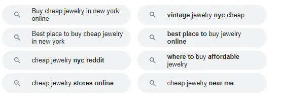 Related Searches on Google