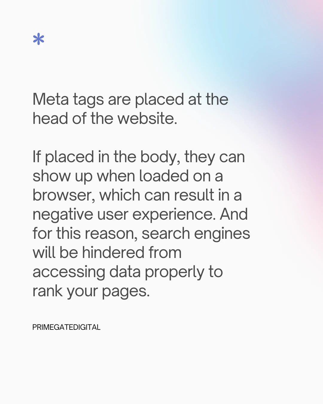 Can Meta Tags Be Placed in the Body