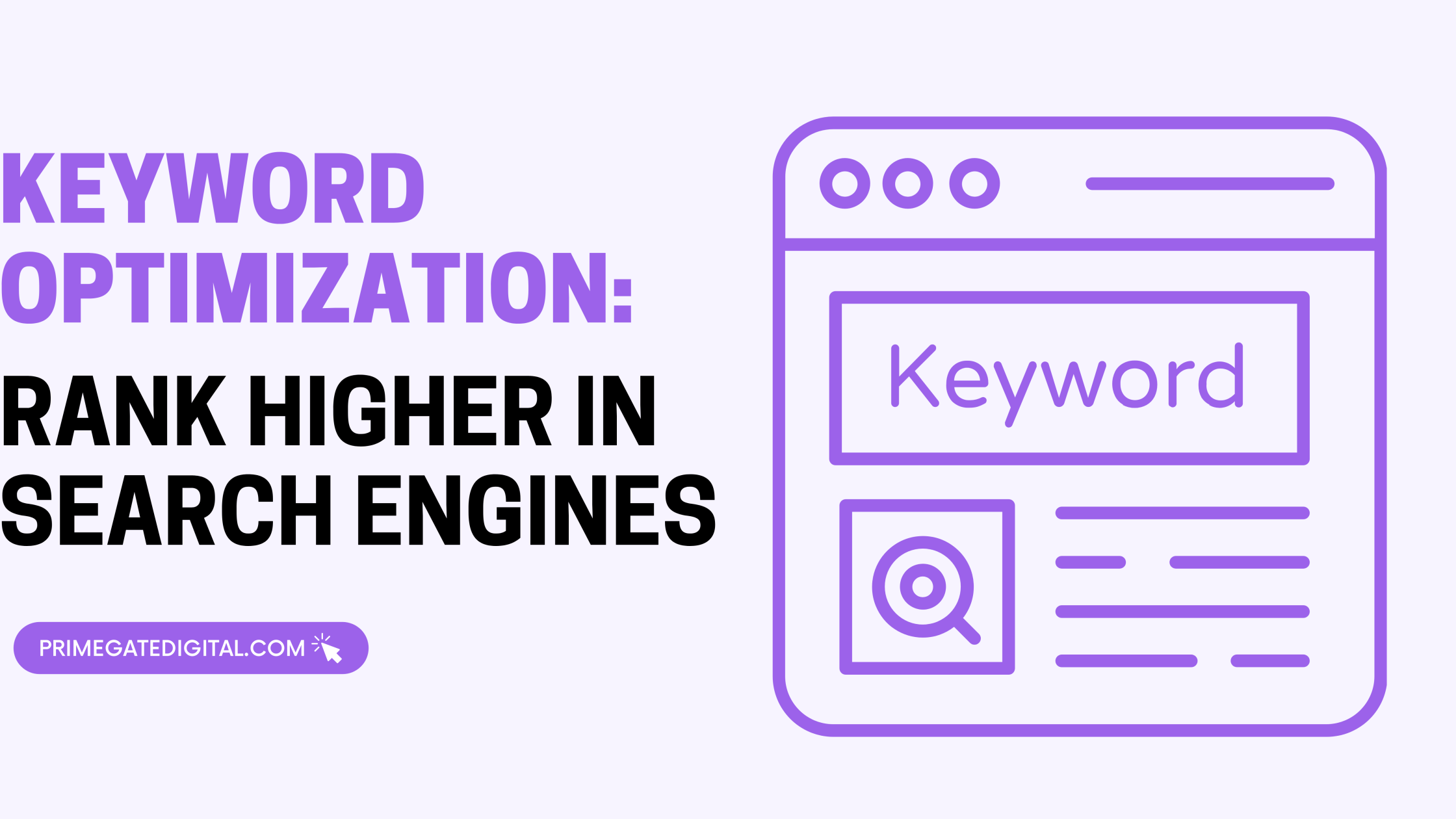 keyword Optimization: Rank Higher In Search Engines