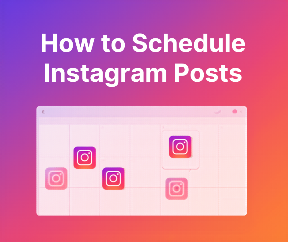 how to schedule instagram posts